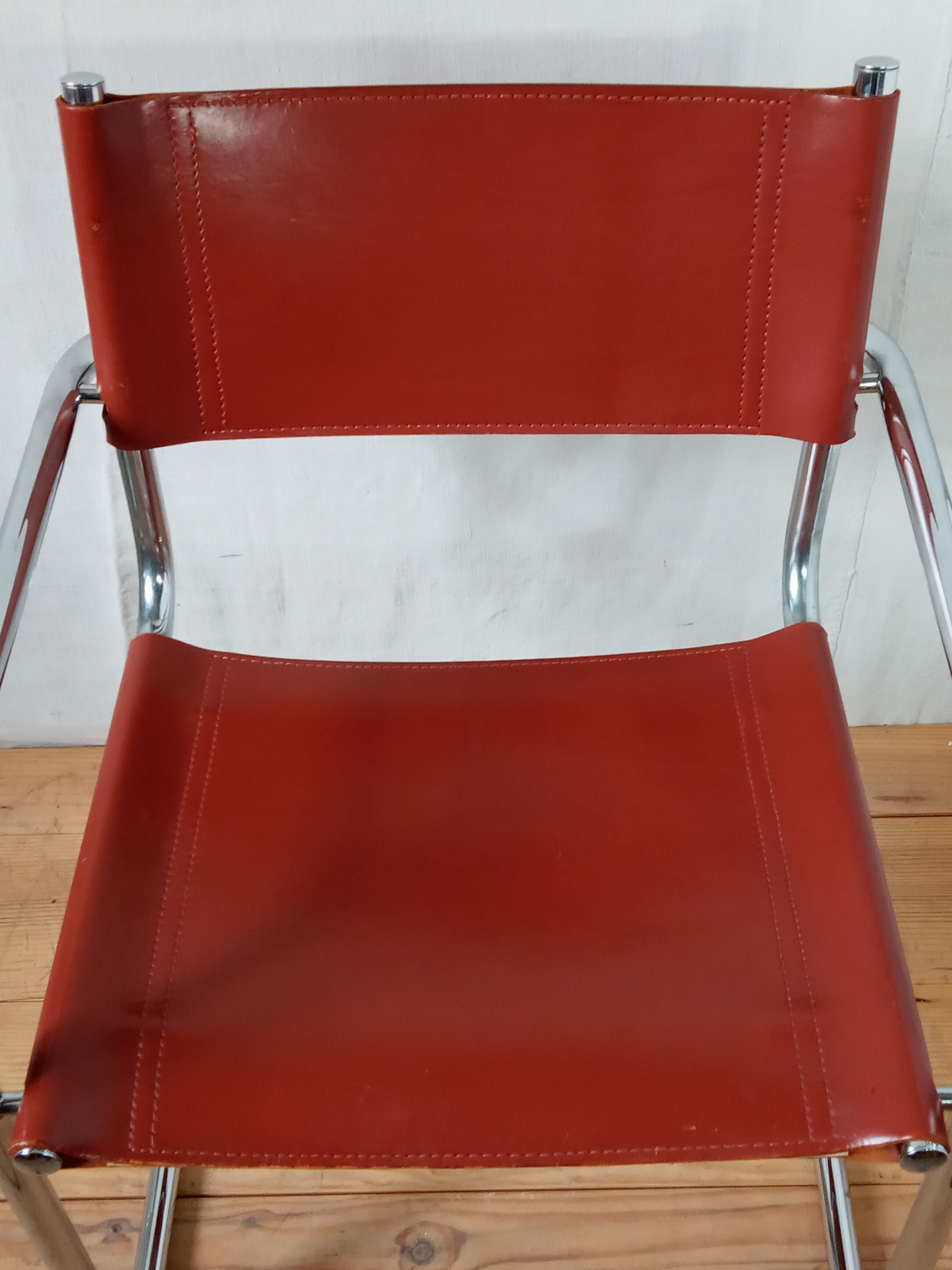 Leather armchair from the 70