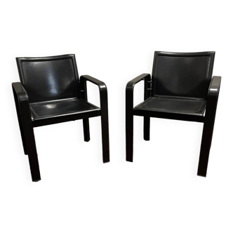 Paire de chaise design Matteo Grassi Italy
