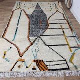 Tapis berbère en laine fait main
