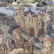 Medieval style wall tapestry 100 × 64 cm