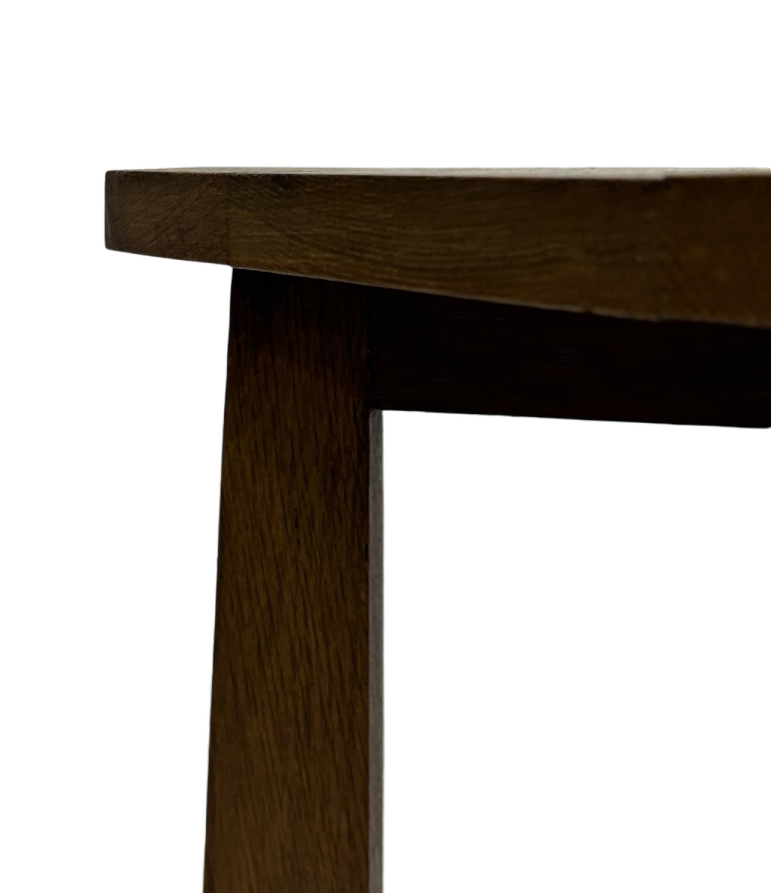 Art Deco plant table side table Oak 1950s