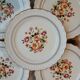 12 antique dessert plates "Capri"