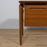 Mid-Century Teak Desk by I.B Kofod-Larsen for Seffle Möbelfabrik, Sweden, 1950s