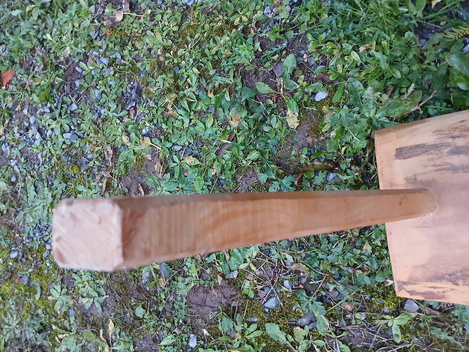 Antique wooden tripod stool