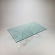 Custom Made Lucite and Glass Coffee Table by Hemcé Nice, France, 1970s