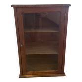 Vintage wooden display cabinet 260319