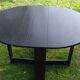 Scandinavian design oval table felling vintage folding 60-70-80