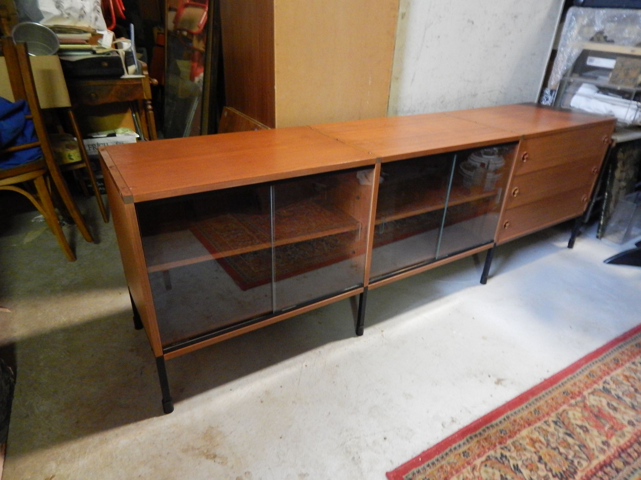 vintage enfilade by ARP minvielle design Guariche-Motte-Mortier year 50