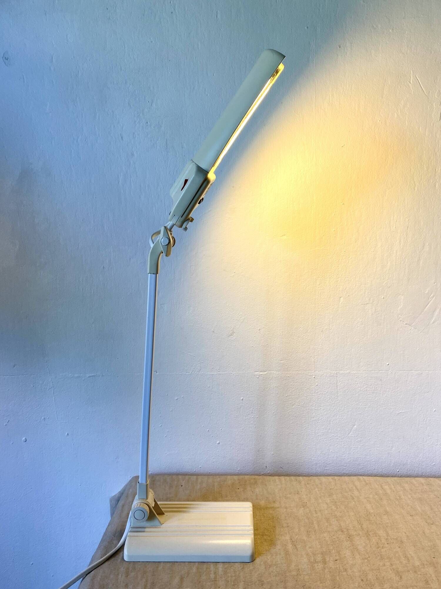 Neon desk lamp Lival Finland 80s