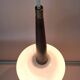 Suspension Louis Kalff  teck et opaline blanche 1950/1960.