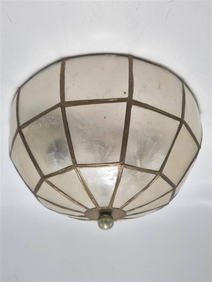 Mother of pearl ceiling light