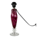 Marbled pink glass lamp base by René Courson (1980/90)