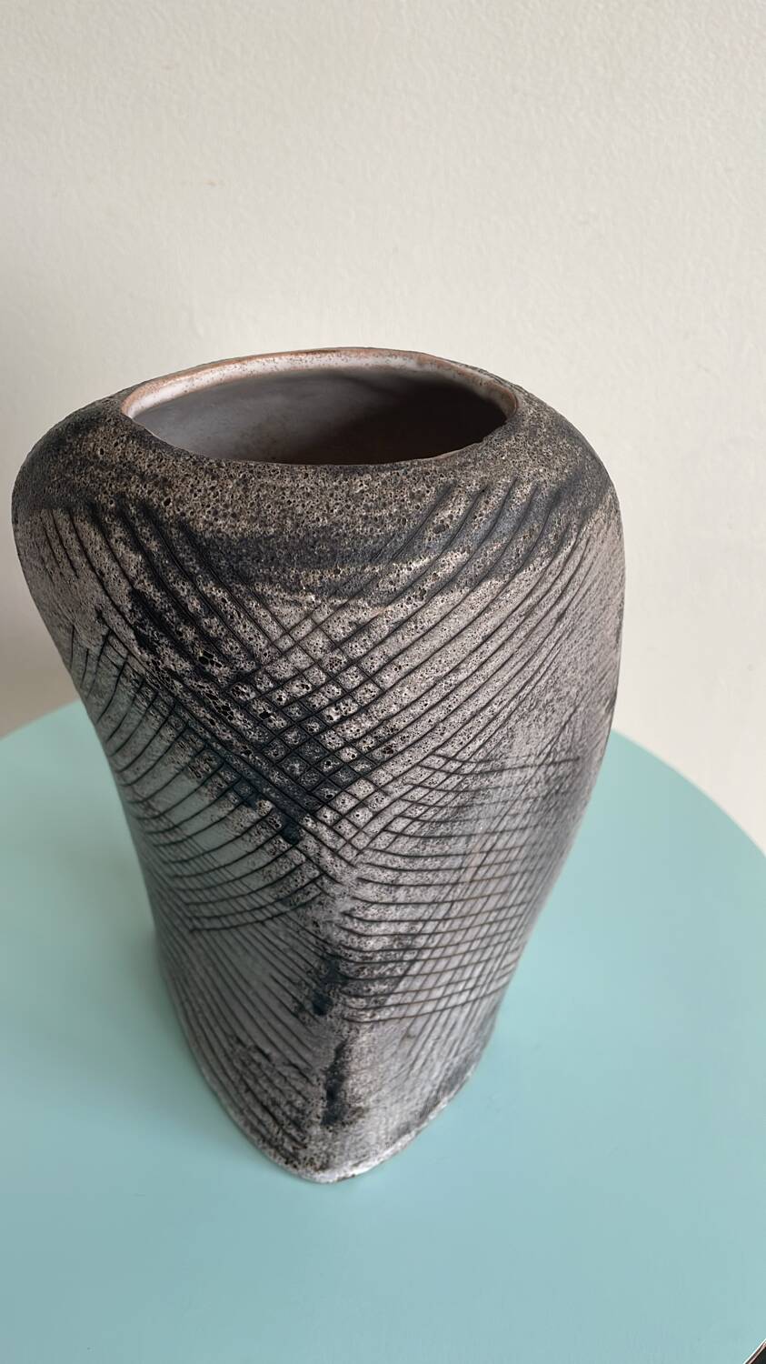 Ceramic vase signed Jean Austry – unique piece