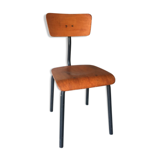 Chaise d'instituteur vintage