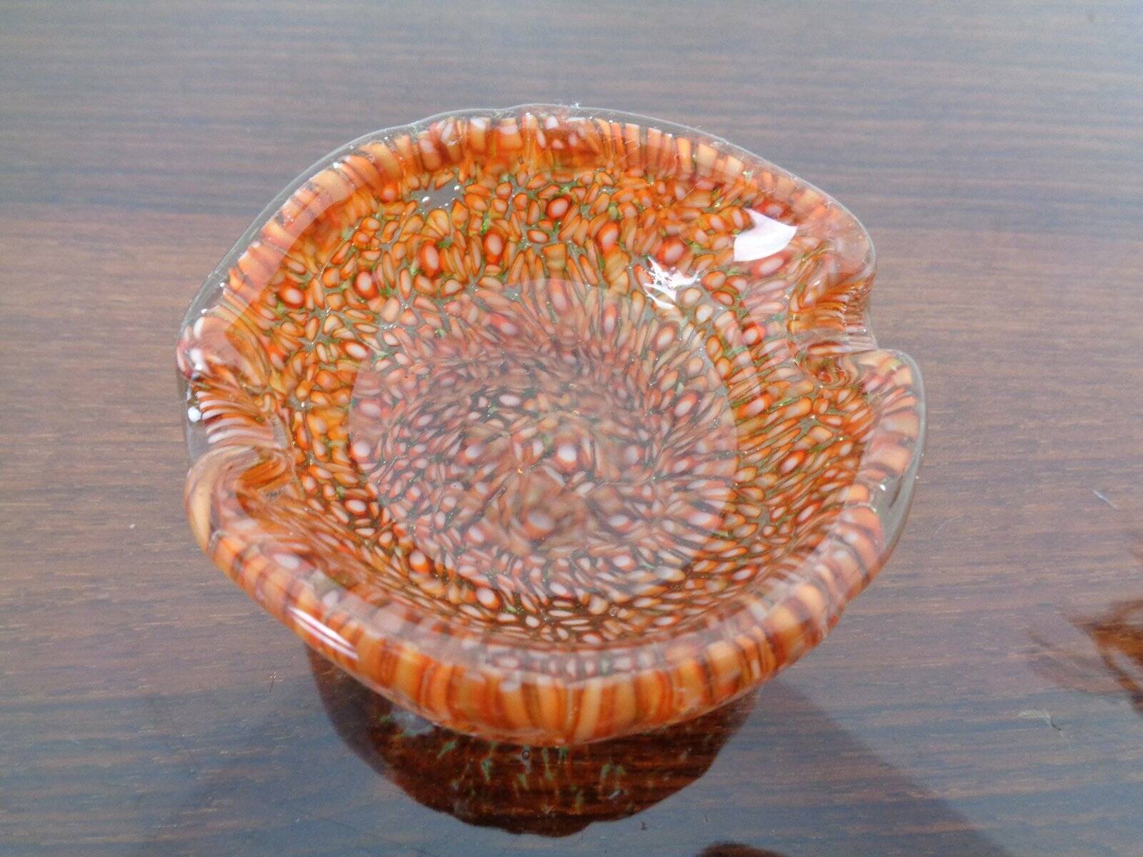 Small Italian Murano Glass Ashtrays, 1960s, Set of 2