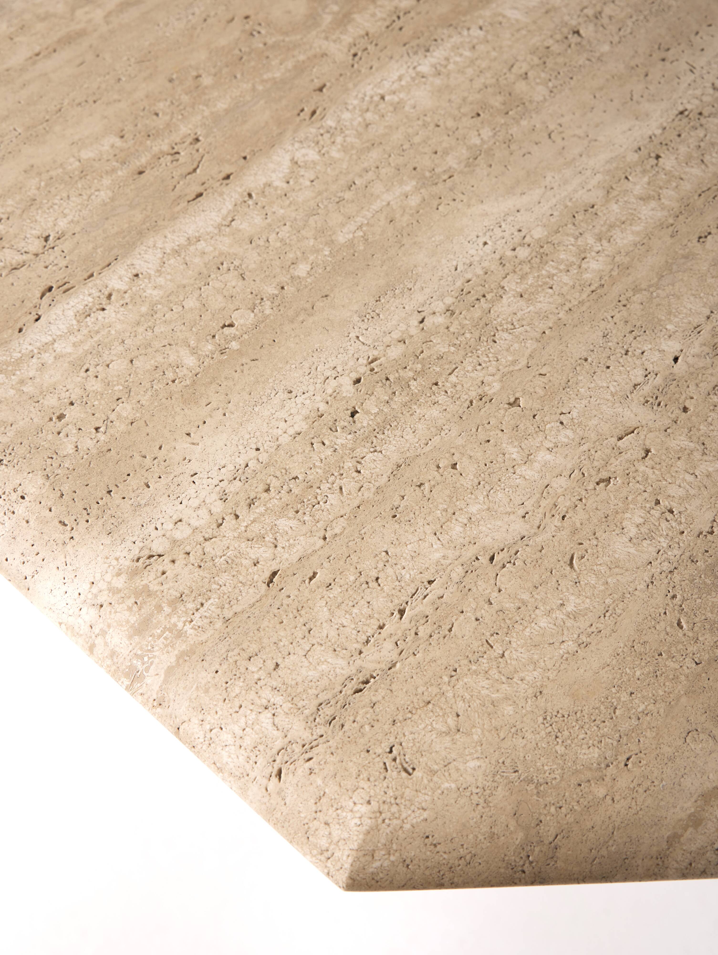 Octagonal dining table Italy 1970s