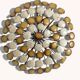 Mid-Century Enameled Metal Wall Sculpture, France, Circa 1965-1975
