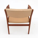 Danish Modern Teak & Leather Armchair by Erik Buck for Ørum Møbelfabrik