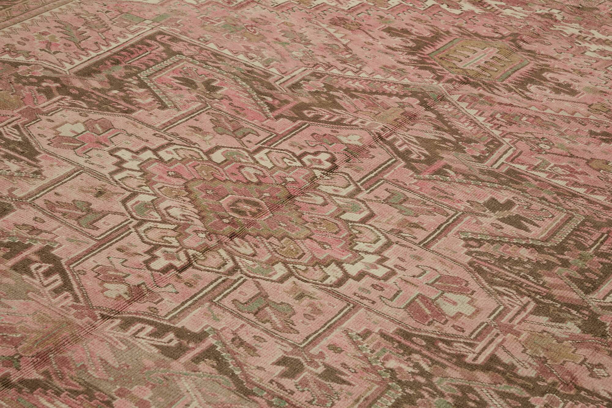 1970s 302 cm x 383 cm beige wool carpet