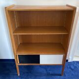 Scandinavian vintage library storage cabinet