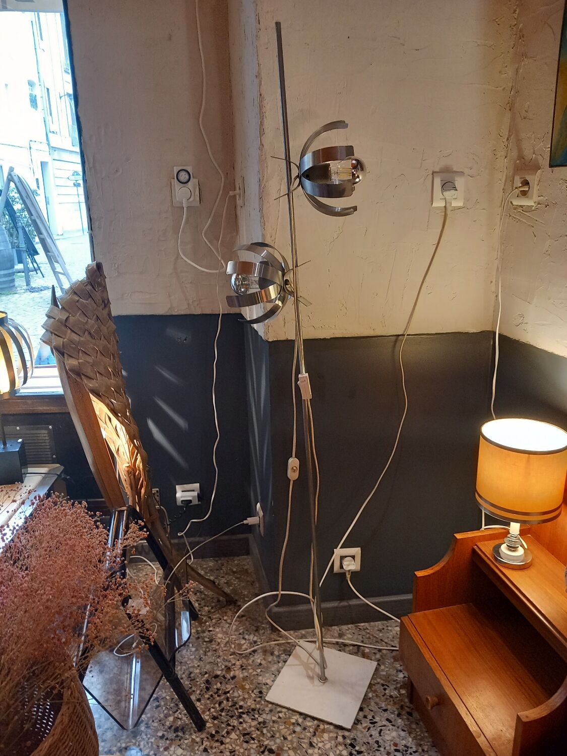 Flower floor lamp 1970