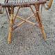 vintage antique rattan armchair