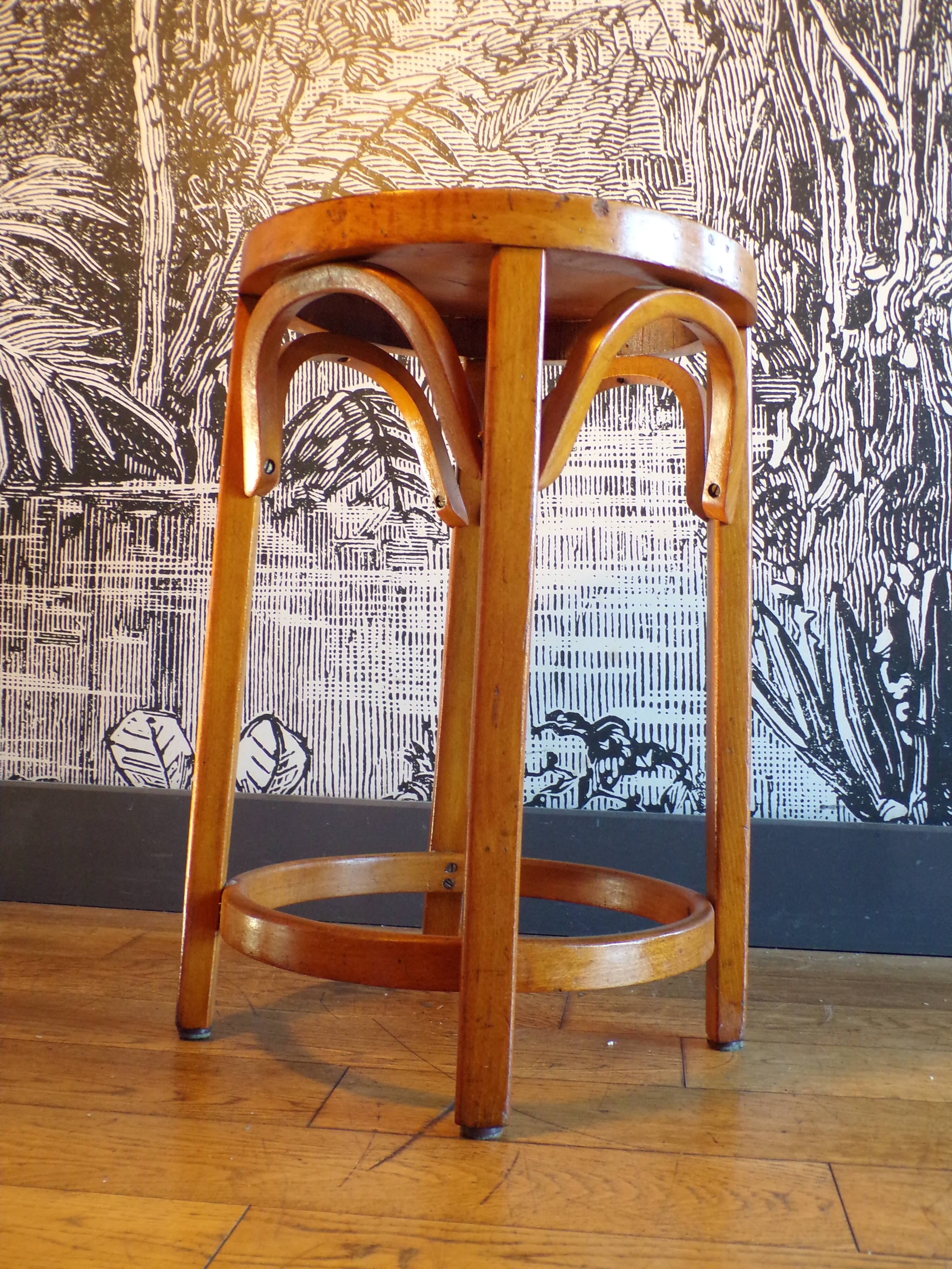 Baumann bentwood stool