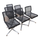 Suite de 6 chaises de bureau Stick Chair, ICF
