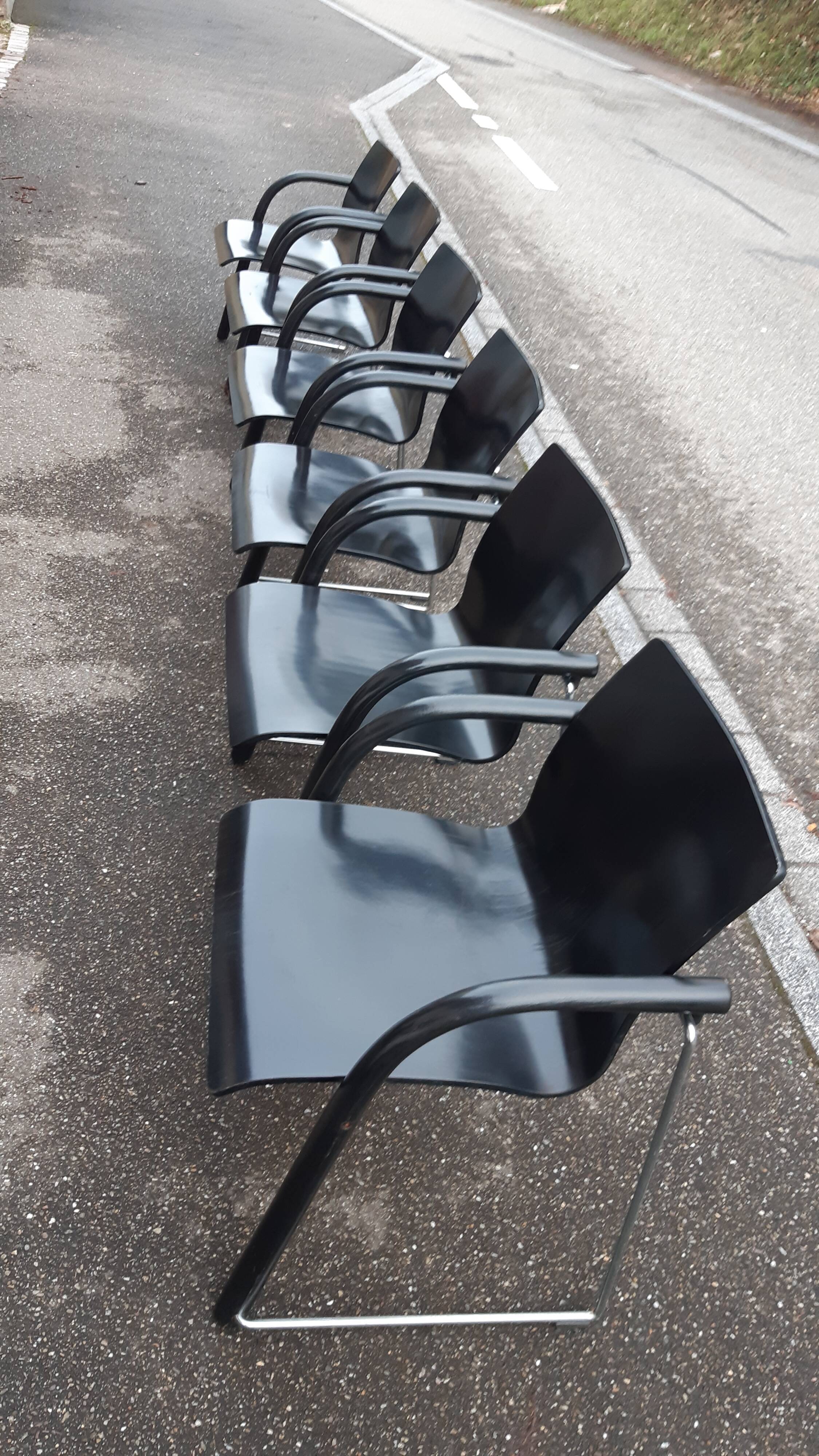S320 chairs by Ulrich Boehme and Wulf Schneider for Thonet