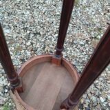 Antique Louis XVI style side table with marble top
