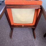 Pair of teak armchairs