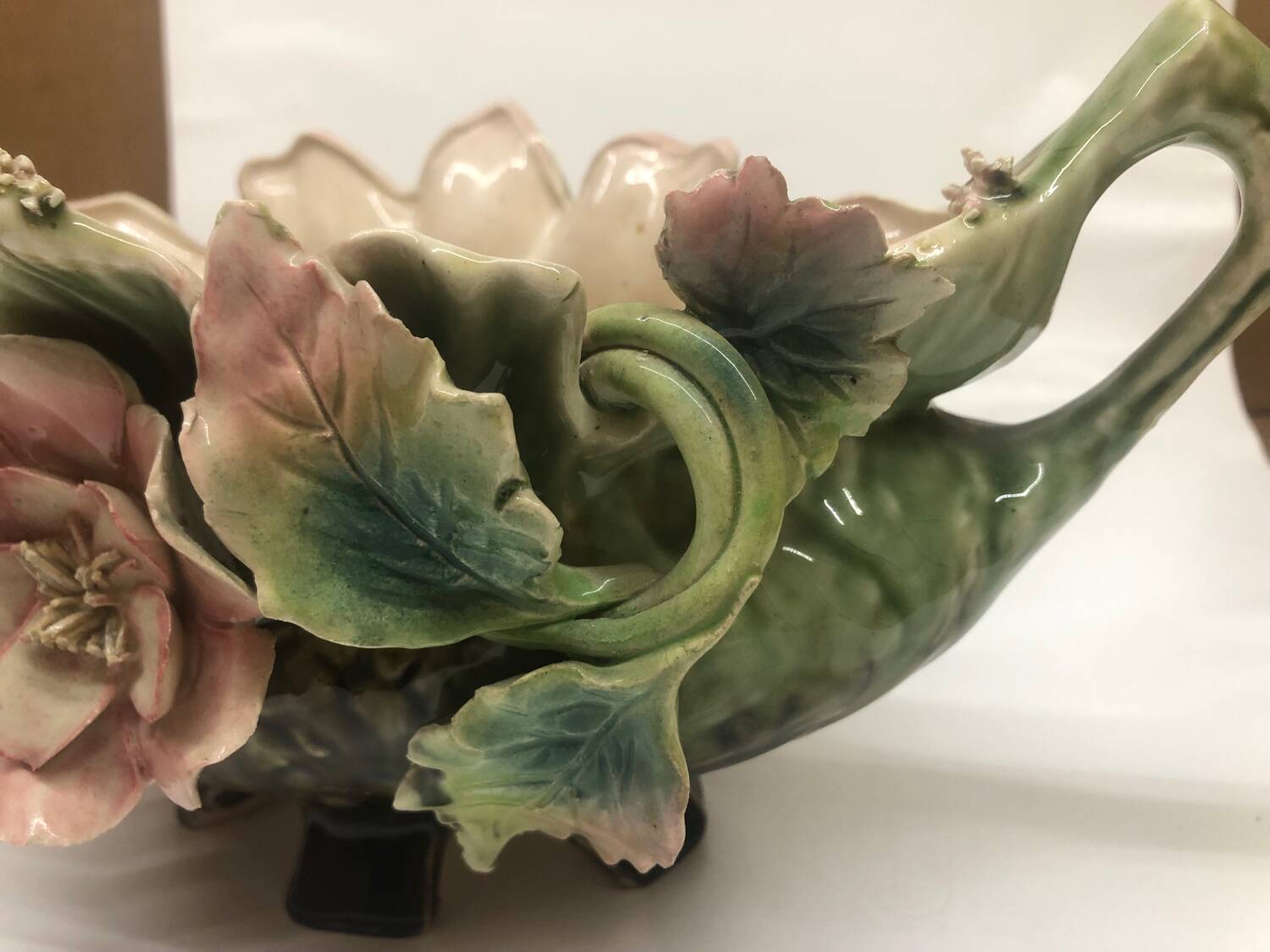 Flower slip planter vase 1900