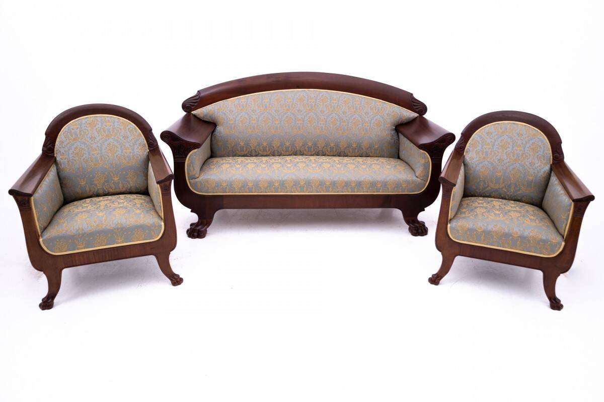 Ensemble de salon Biedermeier, Europe du Nord, vers 1880.