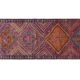 Vintage Turkish hallway rug 127x370 cm