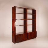 Parchment bookcase by Aldo Tura for Tura Milano 1960