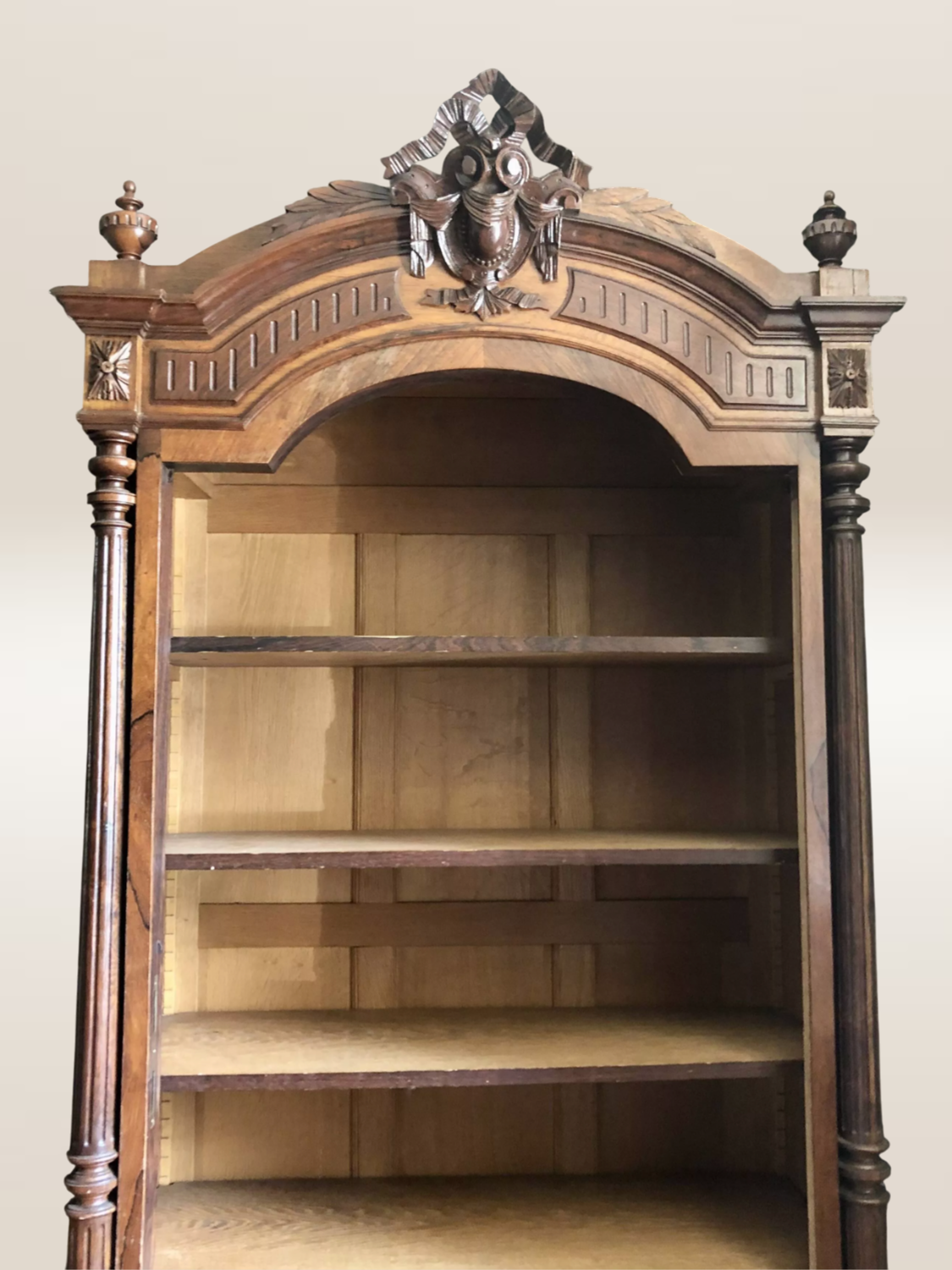 Solid wood and veneer library