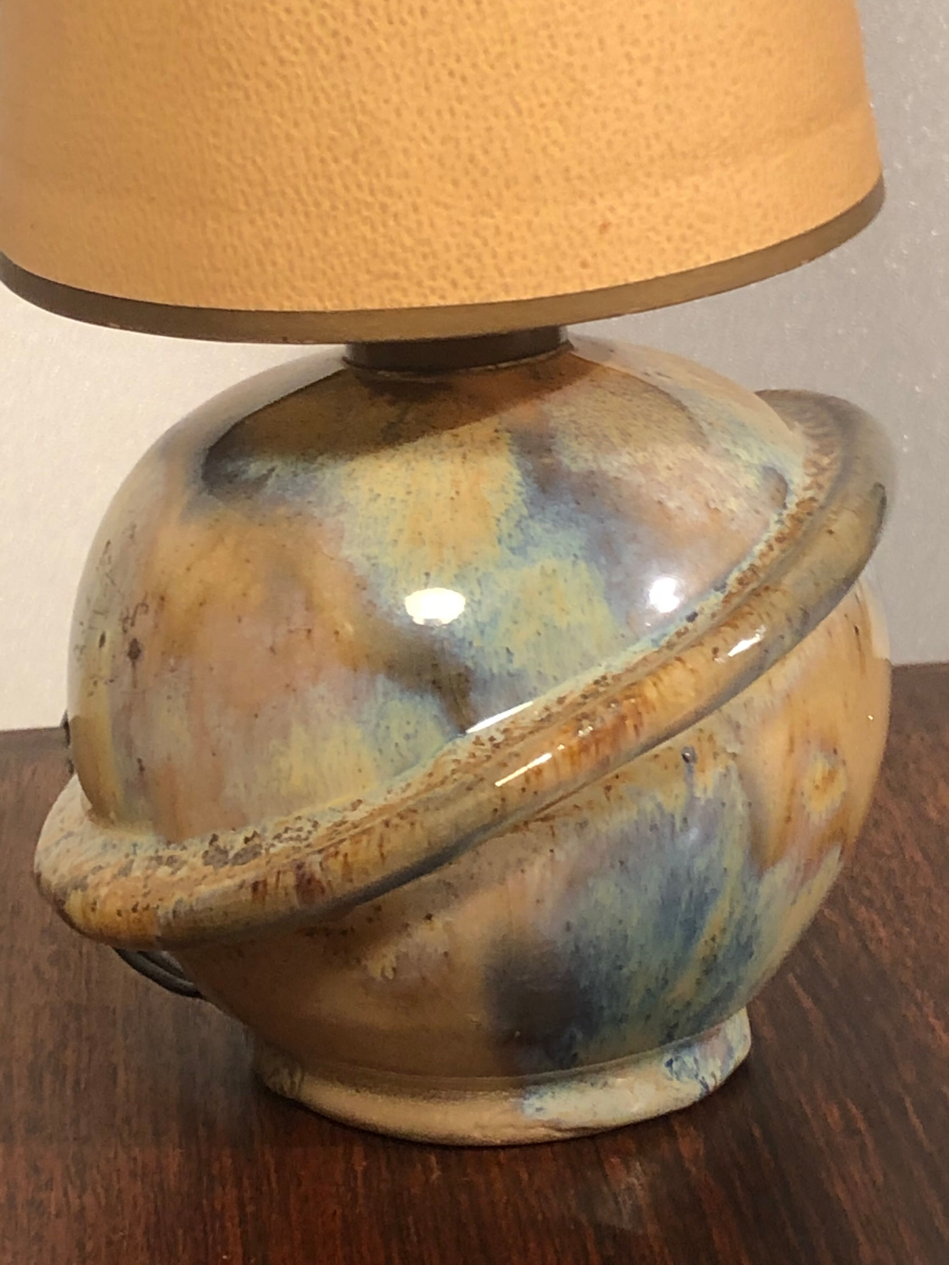Art Deco lamp in ceramics 30/40