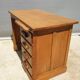 Children's desk zazou 1940 oak and elm with glass slab