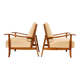 Paire de fauteuils vintage – Attributés à Károly Nagy, Hongrie, années 1940