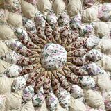 Quilted patchwork bed cover