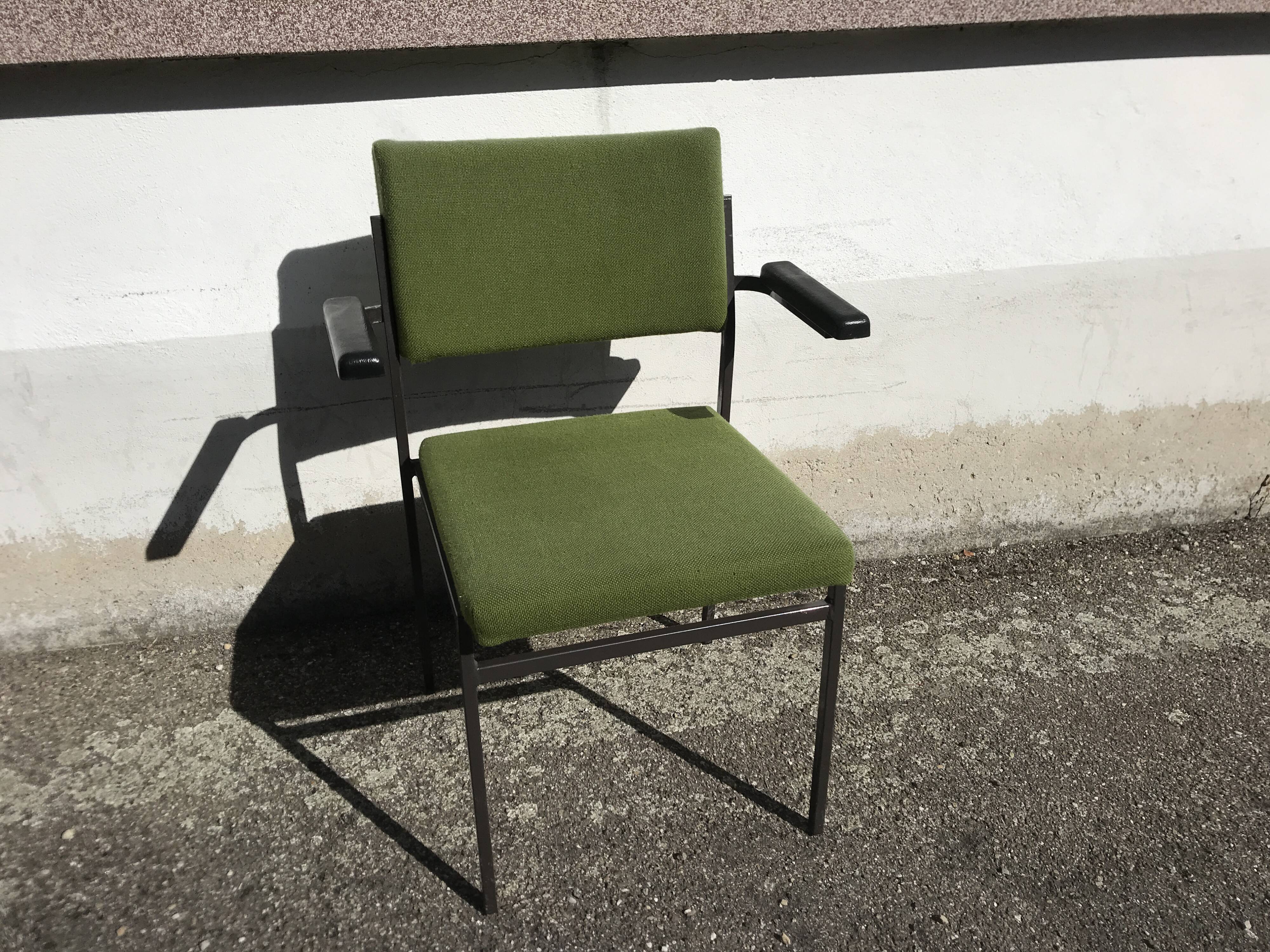 27 armchairs - modern - vintage - metal feet - 1960