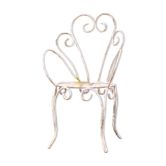 Antique wrought iron chair