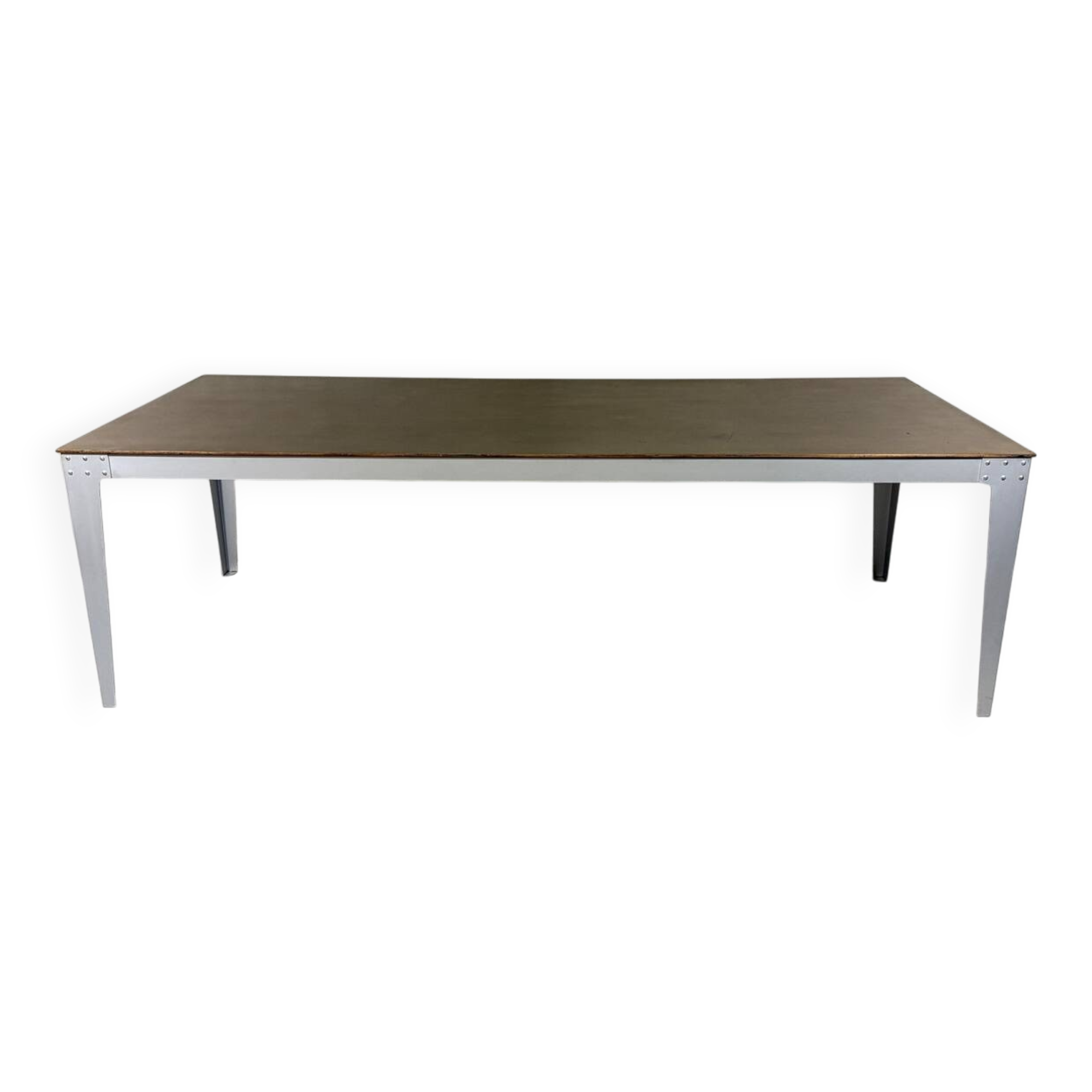 Piet Hein Eek XXL aluminium dining table 1990’s