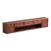 Meuble bas ancien laqué en bois de pin – Chine, vers 1900