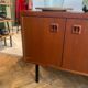 Small vintage sideboard with black metal legs