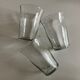 Set de 8 verres gobelets ondulations 1960 mid century modern