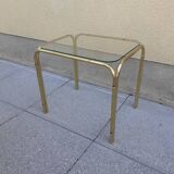 Glass side table