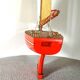 Tirot 401 wooden basin sailboat, vintage toy