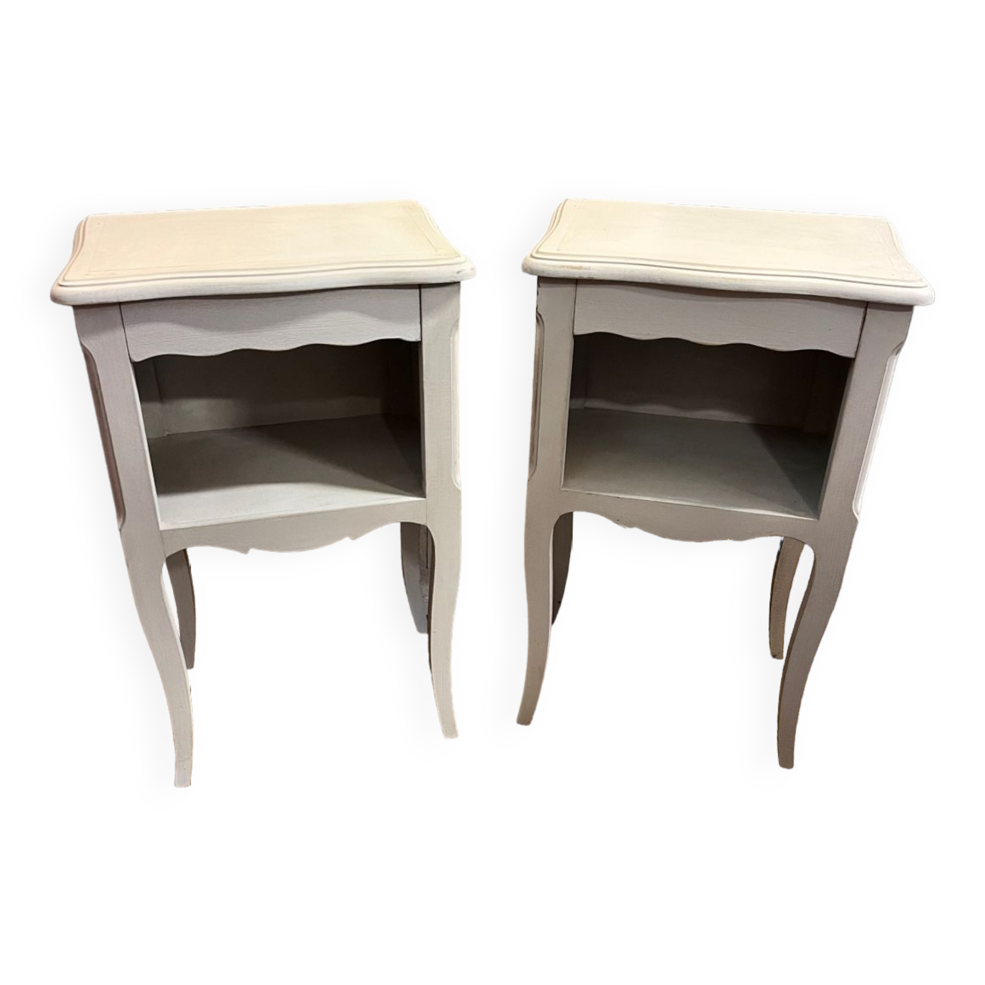 Pair of revamped bedside tables