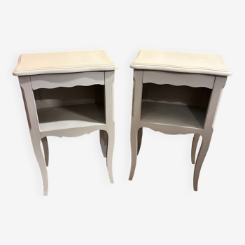 Pair of revamped bedside tables